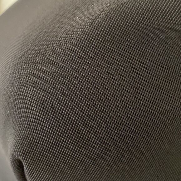 Vintage 90's Black Ribbed Stretch Mini Dress Size Small - Picture 5 of 13